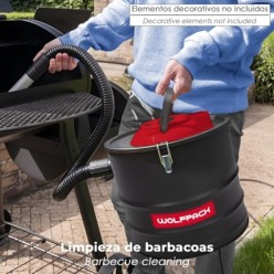 Aspirador Cenizas Wolfpack 1200 Watt, 15 Litros