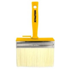 Brocha Profesional Techos 150x50 mm, Cerda Blanca, Mango Ergonomico, Con Gancho, Brocha Pintura, Brocha Pintor Profesional