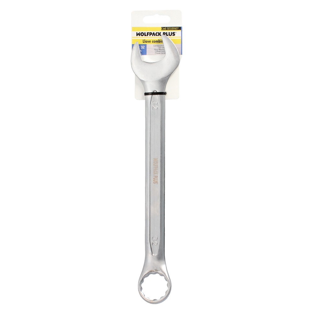 Llave Combinada Plus 32x32 Acero Cromo Vanadio DIN 3113, Llave Doble Boca, Llave Fija, Llave Estrella al por Mayor | Almacén de 