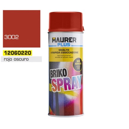 Spray Pintura Rojo Oscuro Carmin 400 ml,