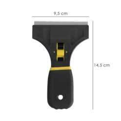 Rascavidrios Profesional Retractil Mango Soft Touch Hoja 90 mm,