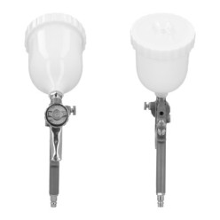 Pistola Pintar Neumática Boquilla De 1,5 mm, Con Depósito Superior 0,6 Litros y  Adaptador Rapido
