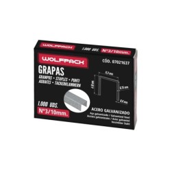 Grapas Para Clavadora Electrica Nº 3 10x11,4 mm, Caja 1,000 Piezas, Grapas Tipo 53, Grapas Grapadora,