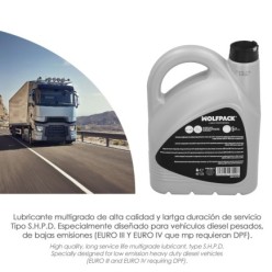 Aceite Lubricante 15w40 Vehículos Pesados 5 Litros,