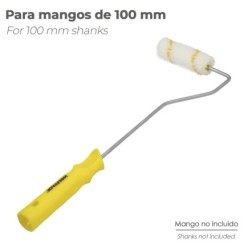 Rodillo Recambio Para Esmalte Acrilico 100 mm,  Set 10 Rodillos, Rodillo poliamida, Rodillo Pintura Acrilica