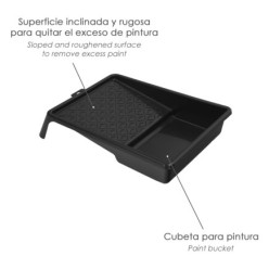 Cubeta De Pintar Domestica 26 x 34,5 cm,