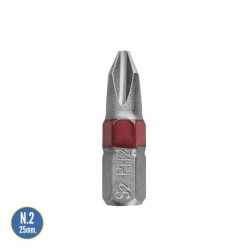 Puntas Largas Destornillador Phillips Nº 2 (2 Piezas), Acero S2 al Cromo Vanadio, Puntas Hexagonales, Destorpuntas,