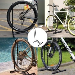 Soporte Para Bicicletas De Suelo, Ancho Rueda 6,5 cm, tacos Antideslizantes, Caballete Bicicleta, Soporte Suelo Bici