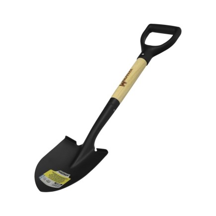 Pala Pequeña Mango Madera Punta Mango Anilla 75 cm, minipala, Pala Jardineria,transplantes, Camping, Montañismo, Acampada