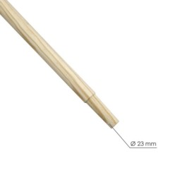 Mango Madera Conico 1500x28 mm, Rastrillo Plástico