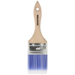 Paletina Profesional Plus Ancho 60 mm, Cerdas Sintenticas PBT, Mango Madera Haya Ergonomico, Brocha Pintor, Pincel Pintura