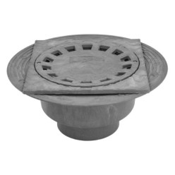 Caldereta Sifonica Pvc 200x200 mm, / Salida Ø 90-110 mm,