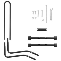 Soporte Para Bicicletas De Suelo, Ancho Rueda 6,5 cm, tacos Antideslizantes, Caballete Bicicleta, Soporte Suelo Bici