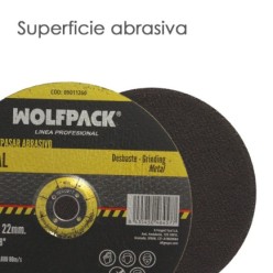Disco Repasar Abrasivo Ø 230 x Ø 22 mm, Espesor 6,4 mm, Disco Radial / Amoladora Universal Compatible Con Todas Las Amoladoras