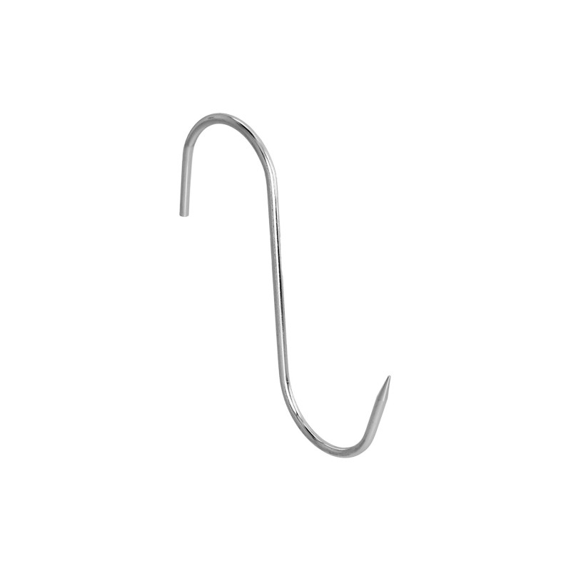 Gancho Carnicero Inoxidable Nº 5 de 180 x 5 mm,