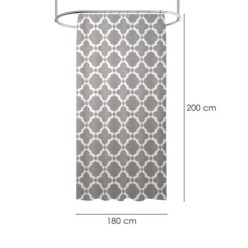 Cortina Ducha Vintage 180x200 cm, Impermeable
