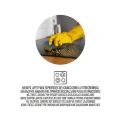 Estropajo Azul No Raya Con Esponja, Pack 3 Unidades,