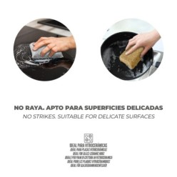 Esponja Oro/Plata No Raya, Pack 2 Unidades,