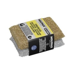 Esponja Oro/Plata No Raya, Pack 2 Unidades,