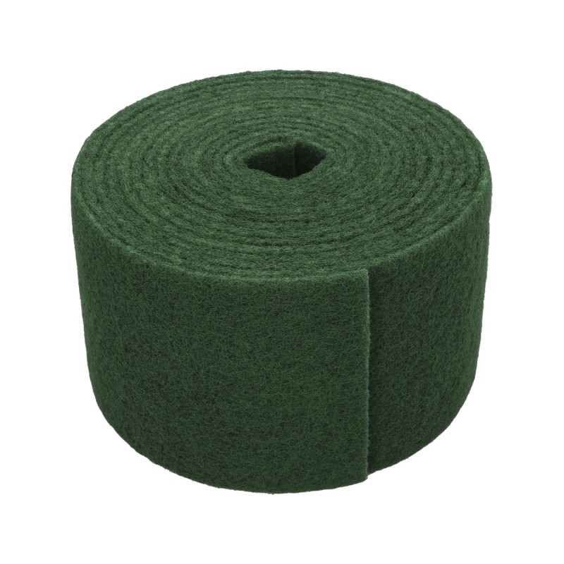 Estropajo Fibra Verde Profesional, Rollo De 14 Cm x 6 Mt,