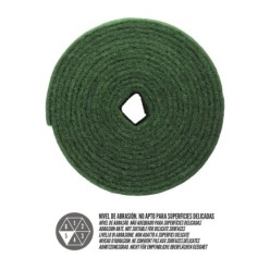 Estropajo Fibra Verde Profesional, Rollo De 14 Cm x 6 Mt,