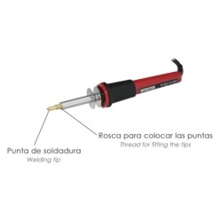 Soldador / Grabador 30 Watt, Con 6 puntas