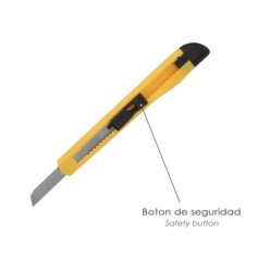 Cutter Eco Con Hoja De 9 mm,