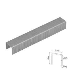 Grapas Para Clavadora Electrica Nº 3 10x11,4 mm, Caja 1,000 Piezas, Grapas Tipo 53, Grapas Grapadora,
