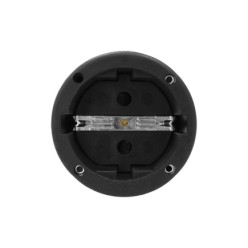 Base Aerea Toma Tierra Goma 4/4,8 mm, Negro (Industrial)