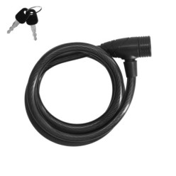 Cable Bicicleta Espiral Con Llave Ø 12 mm, x 150 cm,