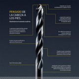Broca Alpen Hss Metal Head Ø 12,00 mm, Tecnologia PEC 3 Filos Corte, Antideslizante, Vastago 3 Caras, Mas Rapida, Menor Esfuerzo