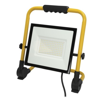 Foco Led Plano 100 Watt / 4000 K / IP 65 / 8000 lúmenes, Con Asa De Transporte,