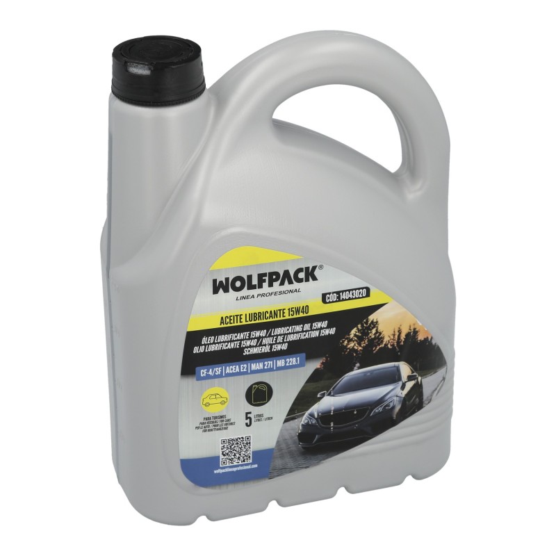 Aceite Lubricante 15w40 Turismos 5 Litros, Aceite Para Motores Diesel y Gasolina