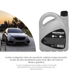 Aceite Lubricante 15w40 Turismos 5 Litros, Aceite Para Motores Diesel y Gasolina