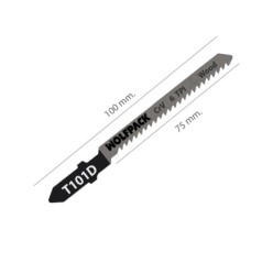 Hojas Sierra Calar Para Contrachapado Corte Grueso 5 Piezas, Hoja Cromo Vanadio 58, Vastago T Universal