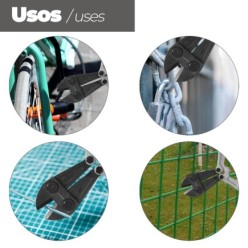 Cortarremaches 350 mm / 14" Hojas de Cromo Vanadio