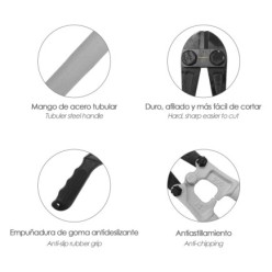 Cortarremaches 600 mm / 24" Hojas de Cromo Vanadio