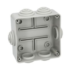 Caja Estanca Superfie Con Tornillos 100 x 100 x 50 mm,