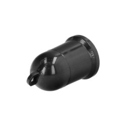 Portalamparas 4 Amperios Rosca E-27 Obra Negro,