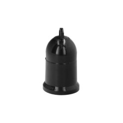 Portalamparas 4 Amperios Rosca E-27 Obra Negro,