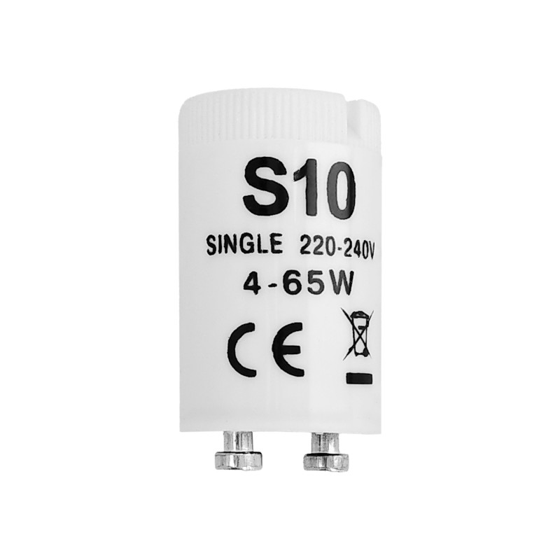 Cebador 4 - 65 Watt, Cebador Fluorescente, Arrancador Tubo Fluorescente, Cebador Encendido Rápido,