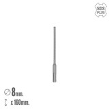 Broca Sds Plus 8 Filos Cortantes Especial Para Hormigon Armado Ø 8 x 160 mm, Broca Paredes, Broca Cimientos, Broca Muros al por 