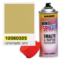Spray Pintura Cromado Oro / Dorado 400 ml,