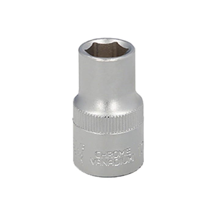 Llave Vaso 1/2" Hexagonal 13 mm, Perfil de 6 caras, Acero Cromo Vanadio, Aristas Redondas al por Mayor | Almacén de Ferretería