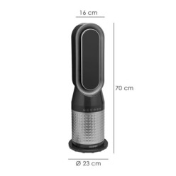 Termoventilador Ceramico Oscilante Con Mando 1,300 / 2,000 Watt, Temporizador 12 Horas,