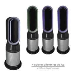 Termoventilador Ceramico Oscilante Con Mando 1,300 / 2,000 Watt, Temporizador 12 Horas,