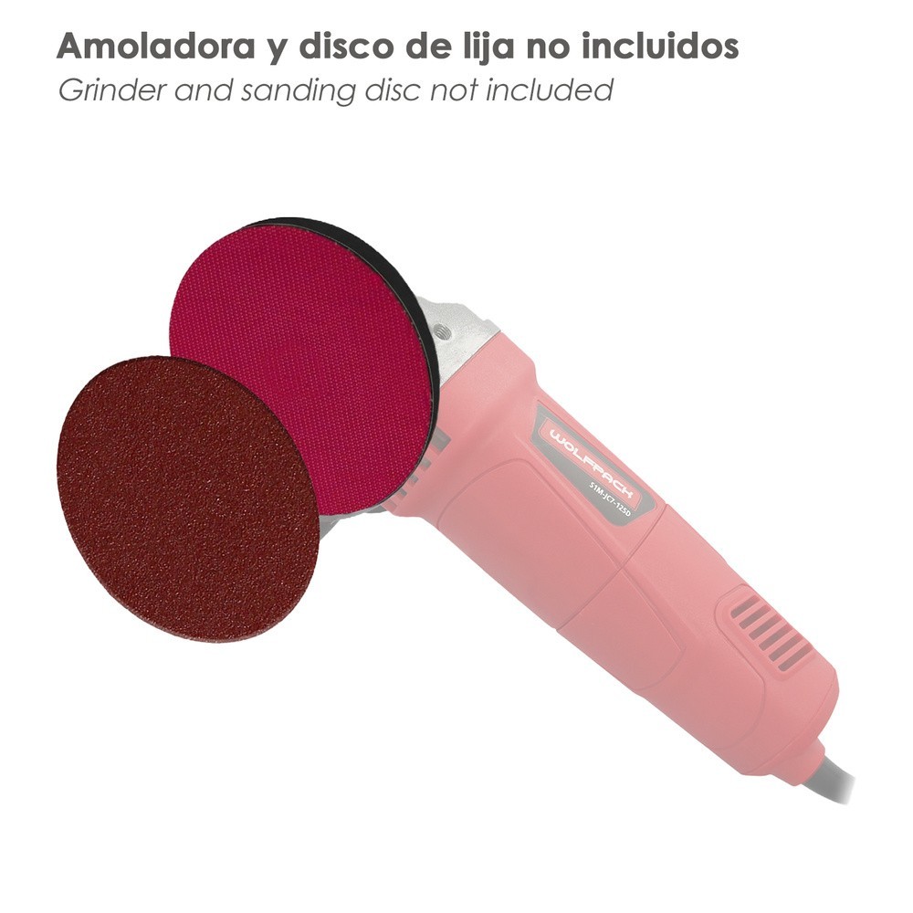 Plato Velcro Ø 125 mm, para Amoladora al por Mayor | Almacén de Ferretería