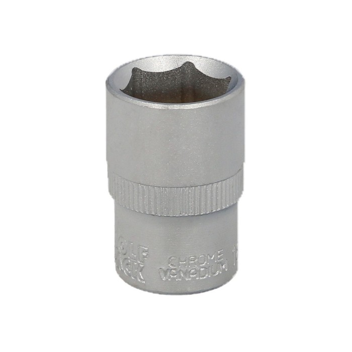 Llave Vaso 1/2" Hexagonal 18 mm, Perfil de 6 caras, Acero Cromo Vanadio, Aristas Redondas al por Mayor | Almacén de Ferretería