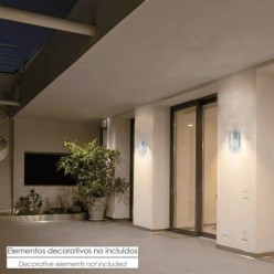 Plafon Industrial Oval Blanco,