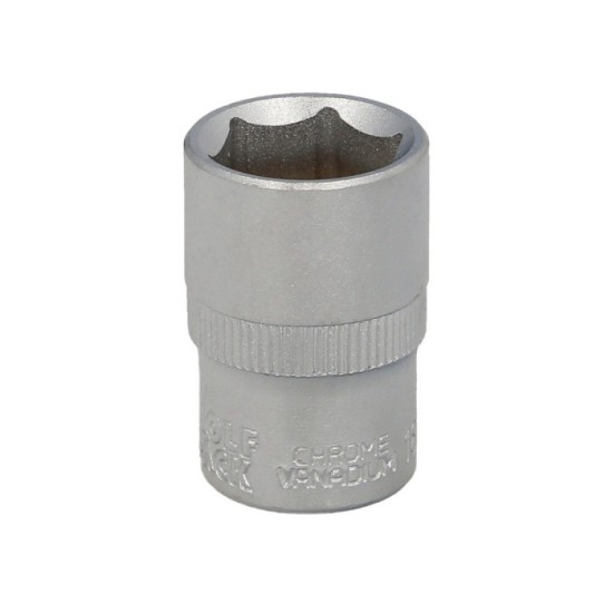 Llave Vaso 1/2" Hexagonal 19 mm, Perfil de 6 caras, Acero Cromo Vanadio, Aristas Redondas al por Mayor | Almacén de Ferretería